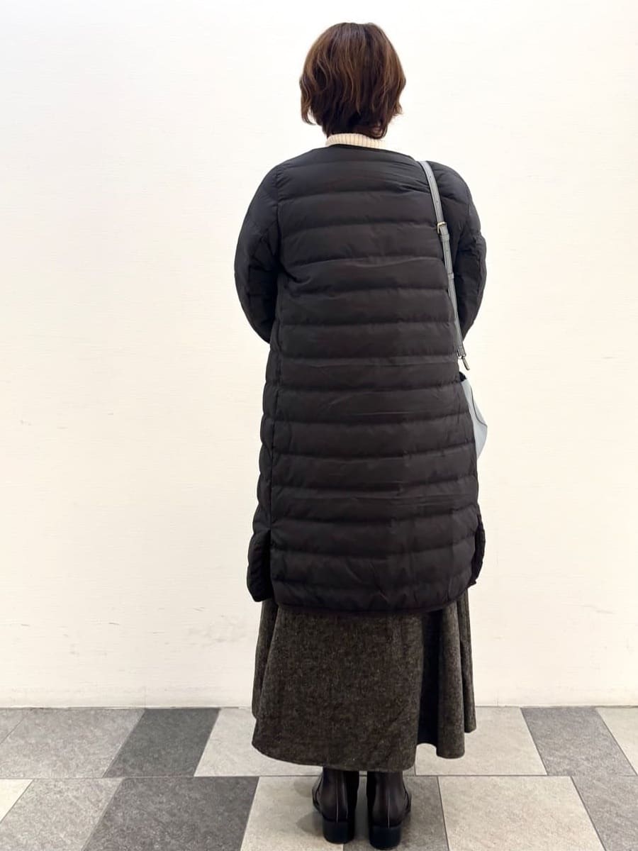 Haruさんの「Dessin｜【洗える】ハイネックベロアモールニット」を使ったコーディネート
