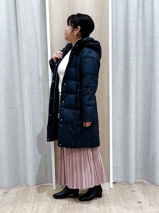 naoさんの「grove｜【名品アウター/800FP・多機能】つつまれダウンロング」を使ったコーディネート