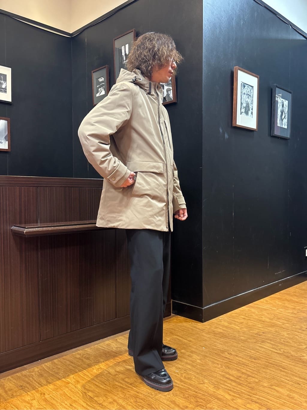 おーのさんの「TAKEO KIKUCHI｜【None Of Stress】ストレッチ ダウンブルゾン」を使ったコーディネート