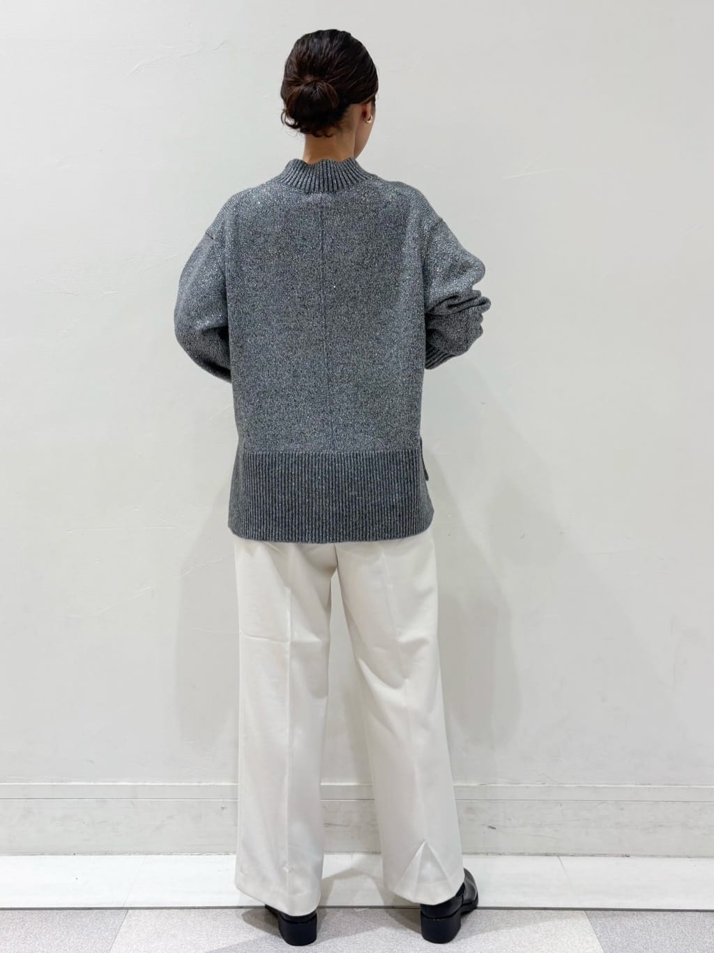 ちえさんの「OPAQUE.CLIP｜ウォームタッチ イージーワイドパンツ【洗濯機洗OK／ストレッチ】≪SS～LL≫」を使ったコーディネート