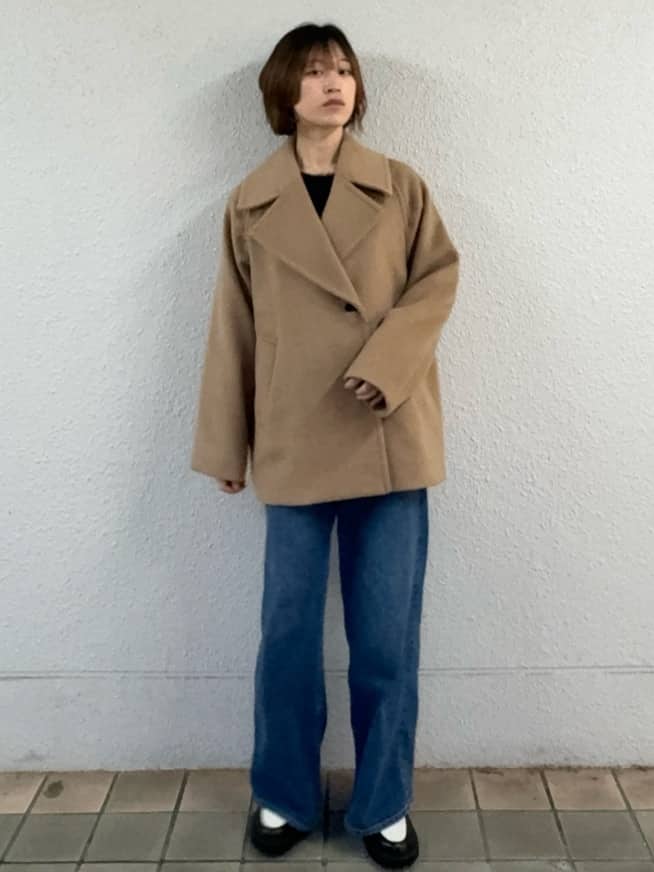 risaさんの「OPAQUE.CLIP｜ラメシャギーニット【洗濯機OK】」を使ったコーディネート