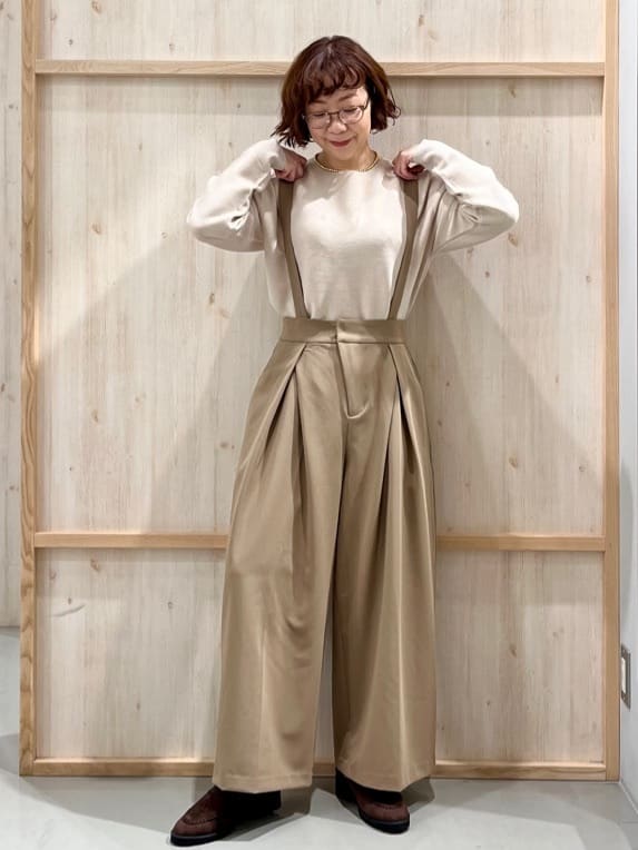 nakoさんの「THE SHOP TK｜きれいめにもカジュアルにも ノーカラーキルトジャケット」を使ったコーディネート