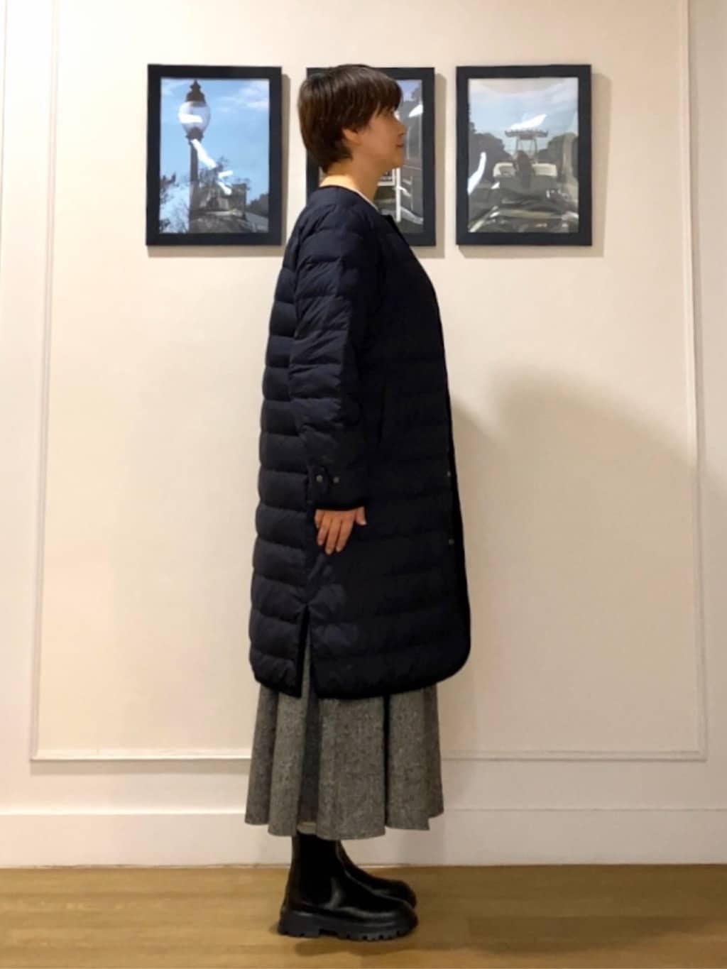 Hiroさんの「Dessin｜【撥水・2WAY】ミュラーダウンコートロング丈」を使ったコーディネート