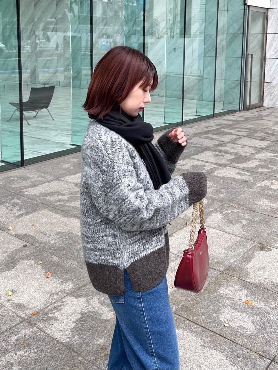 RINAさんの「OPAQUE.CLIP｜ストレッチバギーデニム【洗濯機洗い可】《SS～LL》」を使ったコーディネート