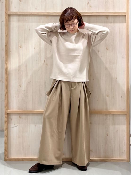 nakoさんの「THE SHOP TK｜きれいめにもカジュアルにも ノーカラーキルトジャケット」を使ったコーディネート