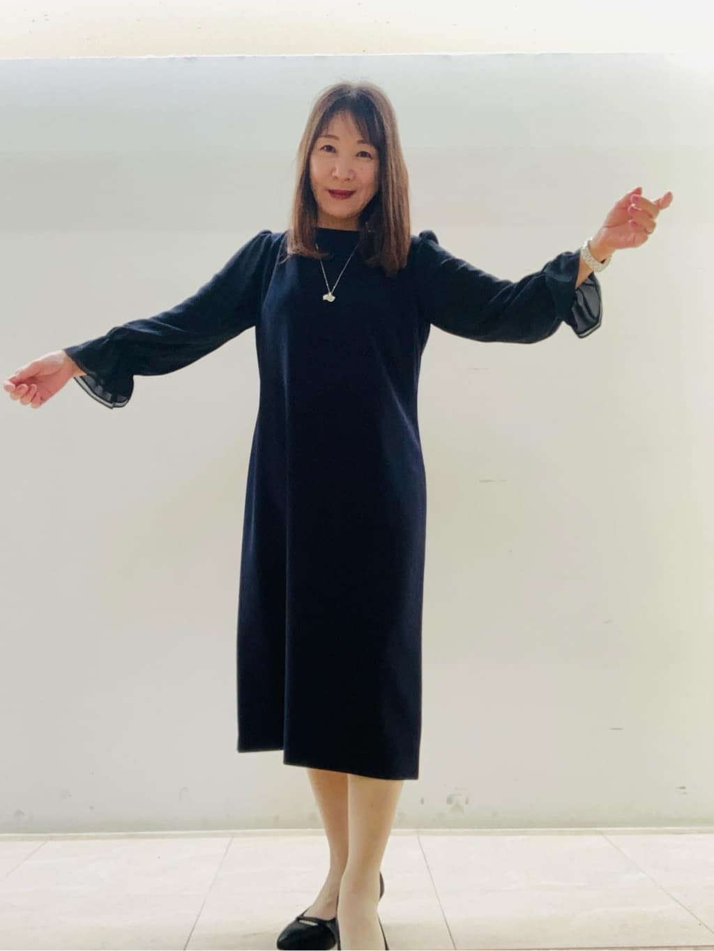 kurodaさんの「Reflect｜【SS-4Lサイズ／セットアップ可】キャンディスリーブワンピース」を使ったコーディネート