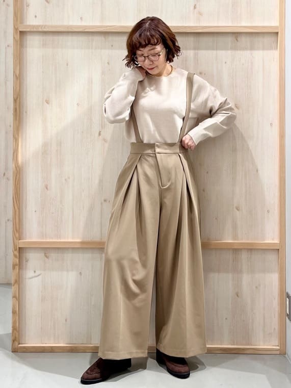 nakoさんの「THE SHOP TK｜【S-XLサイズ/選べる7色】どこから見ても美しい ガーターニット/毛玉になりにくい/洗濯機OK」を使ったコーディネート