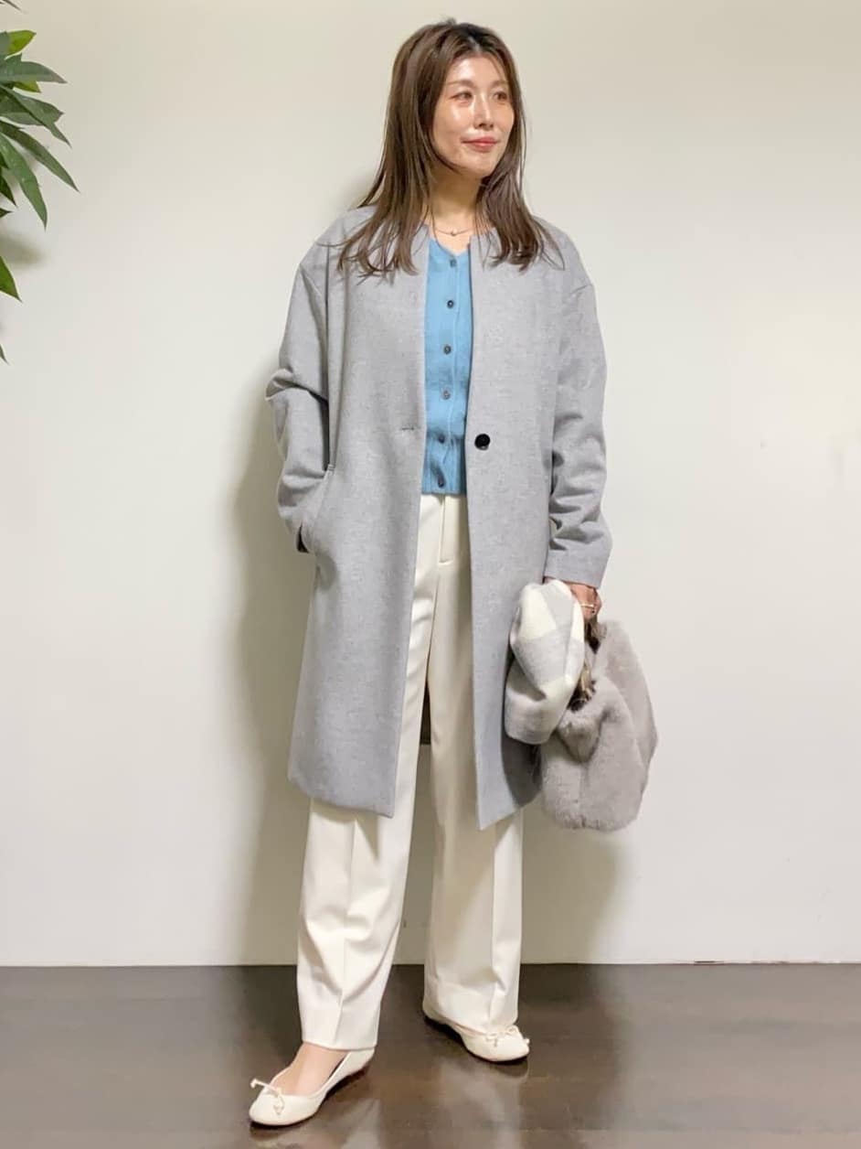 tomoさんの「UNTITLED｜ミニフェイクファーショルダー」を使ったコーディネート