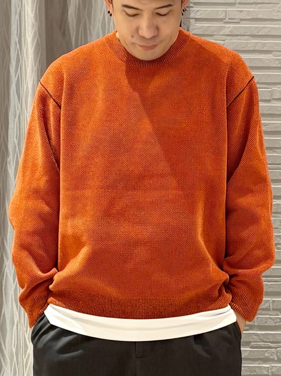 Pーyamaさんの「THE SHOP TK｜【大人の上品カジュアルを叶える】ハグするニット 洗濯機OK／6色展開」を使ったコーディネート