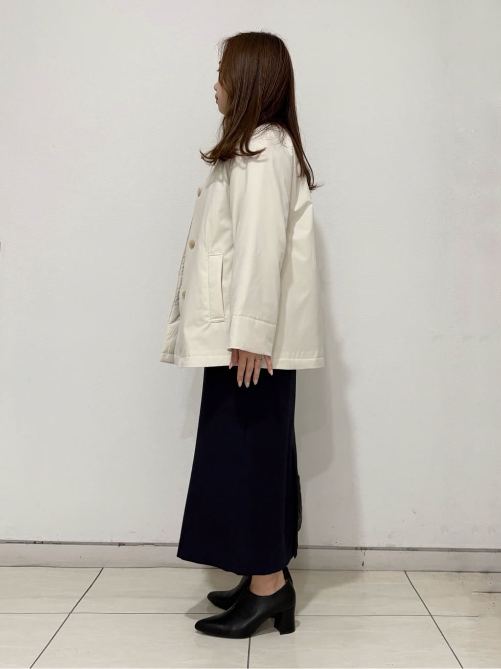 kahoさんの「INDIVI｜スリットブーティ」を使ったコーディネート