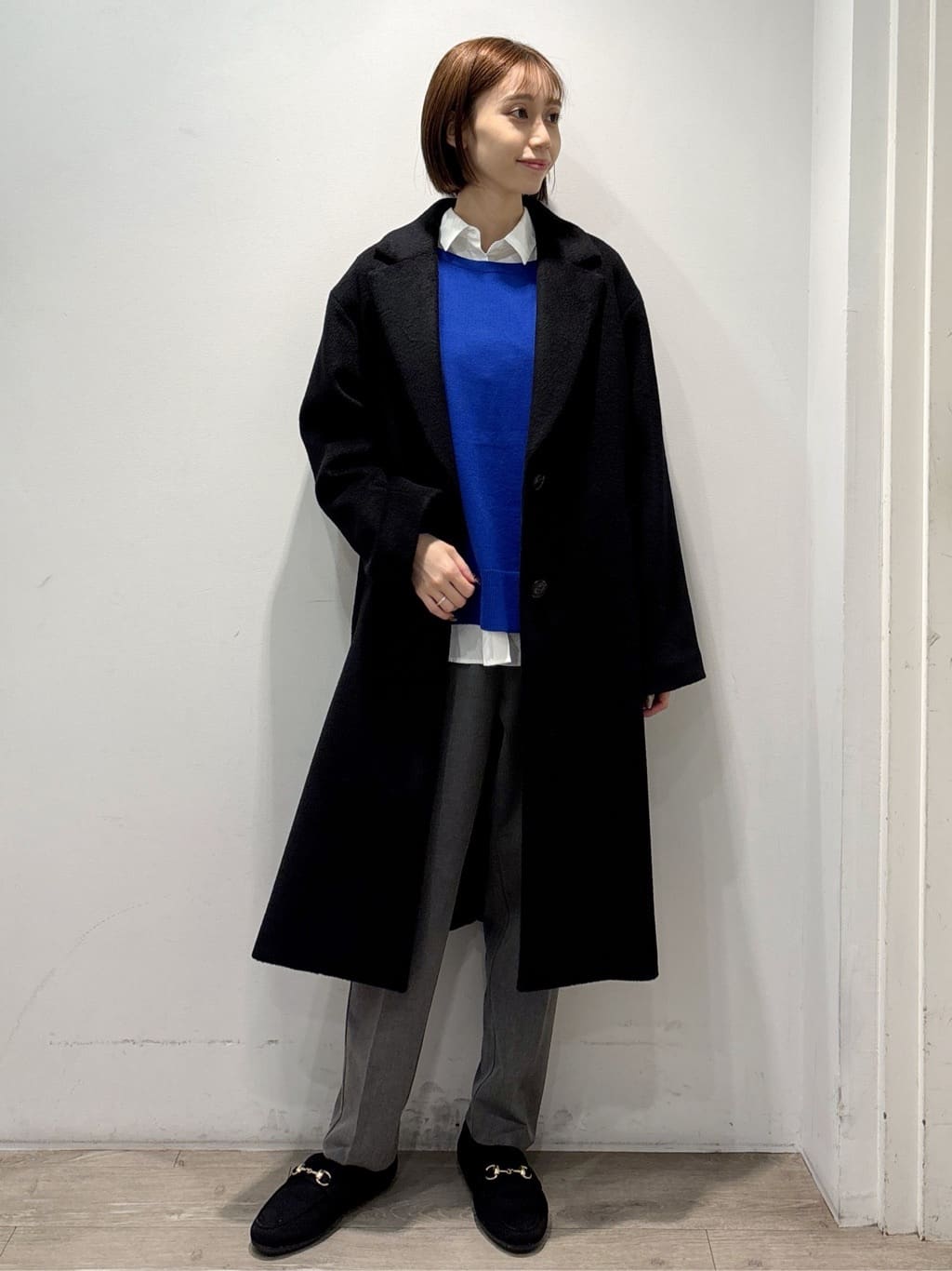 ぶまりんさんの「OPAQUE.CLIP｜カシミヤブレンドウールチェスターコート」を使ったコーディネート