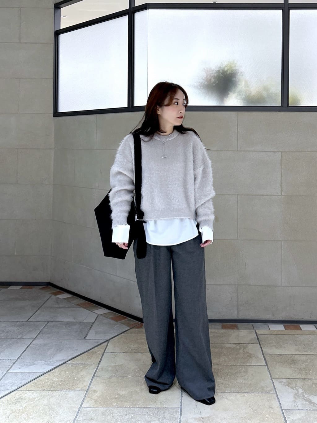 よねさんの「INDIVI｜【再入荷】パネルストレッチショートブーツ」を使ったコーディネート