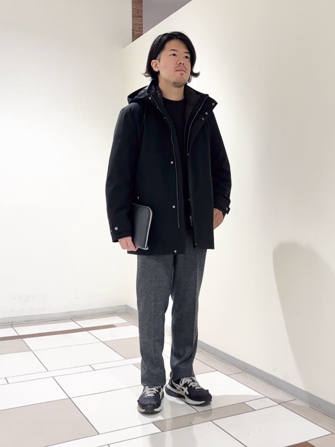 及川さんの「TAKEO KIKUCHI｜【3WAY】ドビー ダウンライナー付ブルゾン」を使ったコーディネート