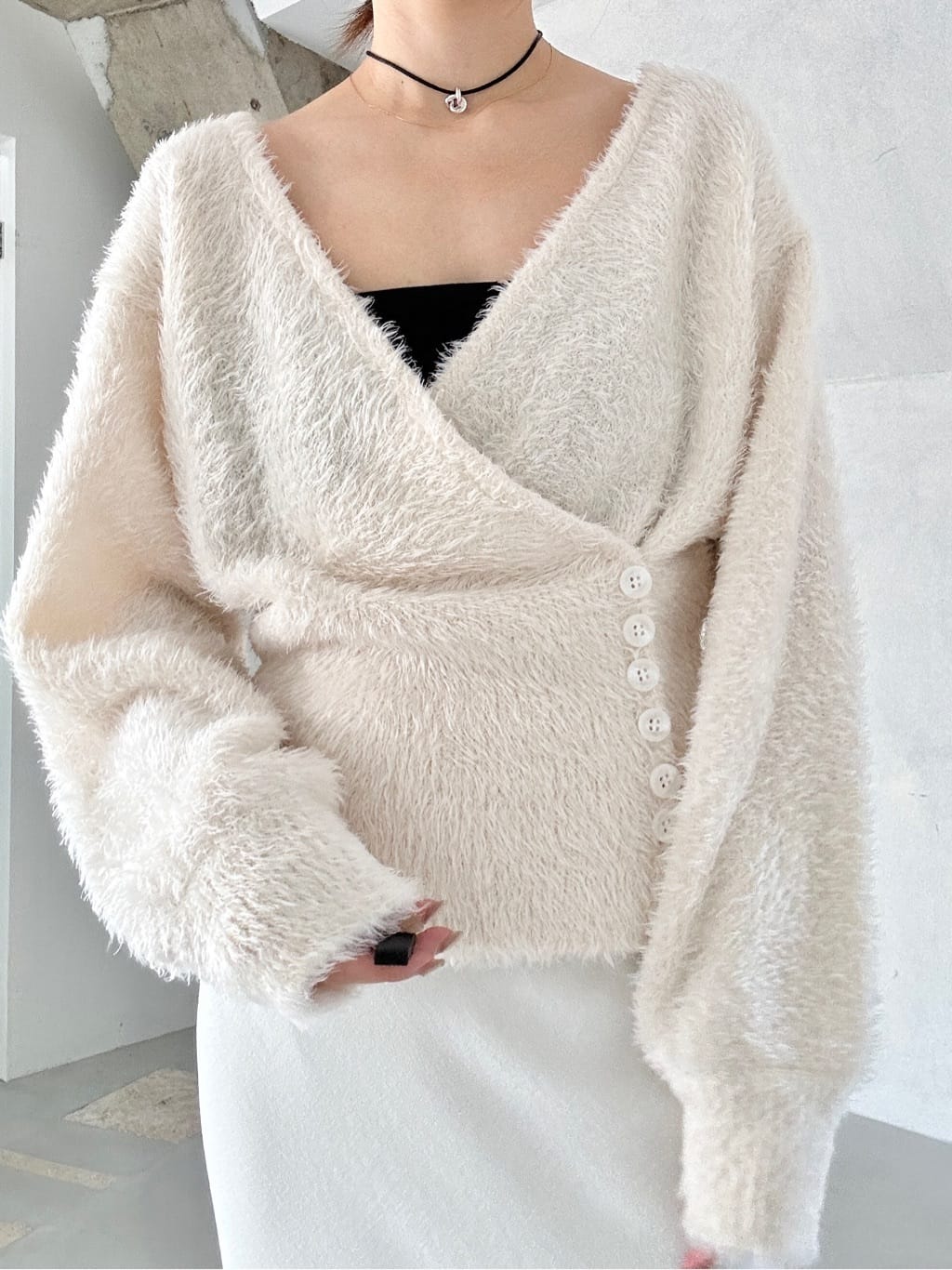 harunaさんの「CODE A｜feather pullover」を使ったコーディネート