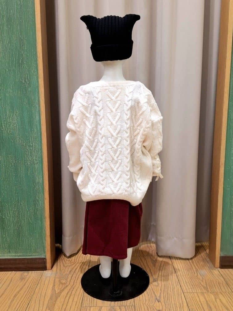 haruさんの「SHOO･LA･RUE｜【100-120cm】コーデュロイドッキングワンピース」を使ったコーディネート