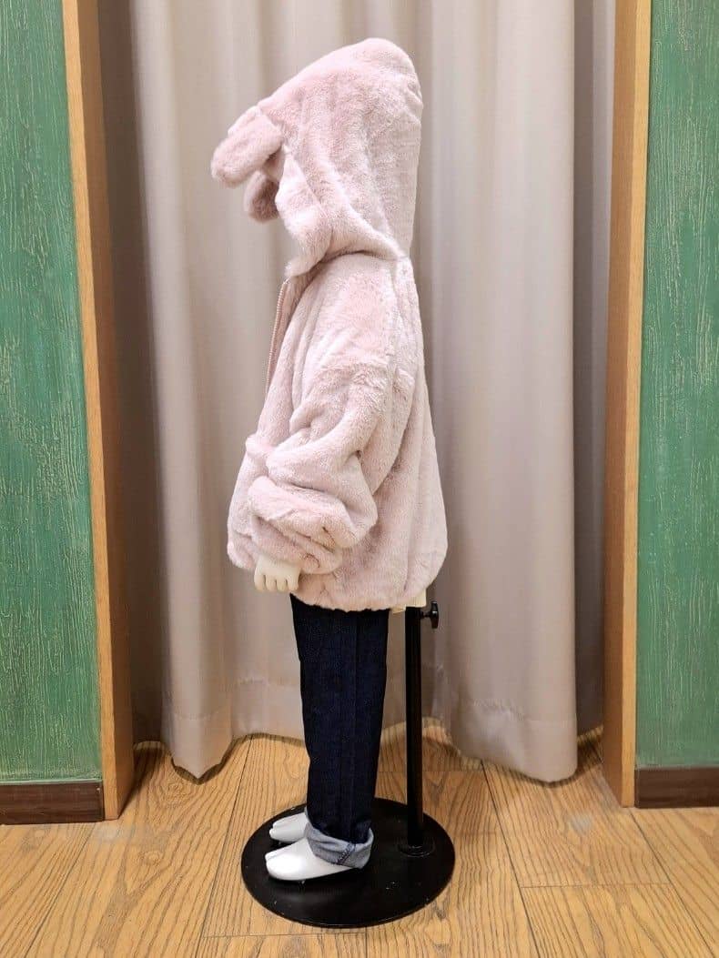haruさんの「SHOO･LA･RUE｜【100-150cm/リンク可/洗濯機可】ウェットライク刺繍ロゴニット」を使ったコーディネート