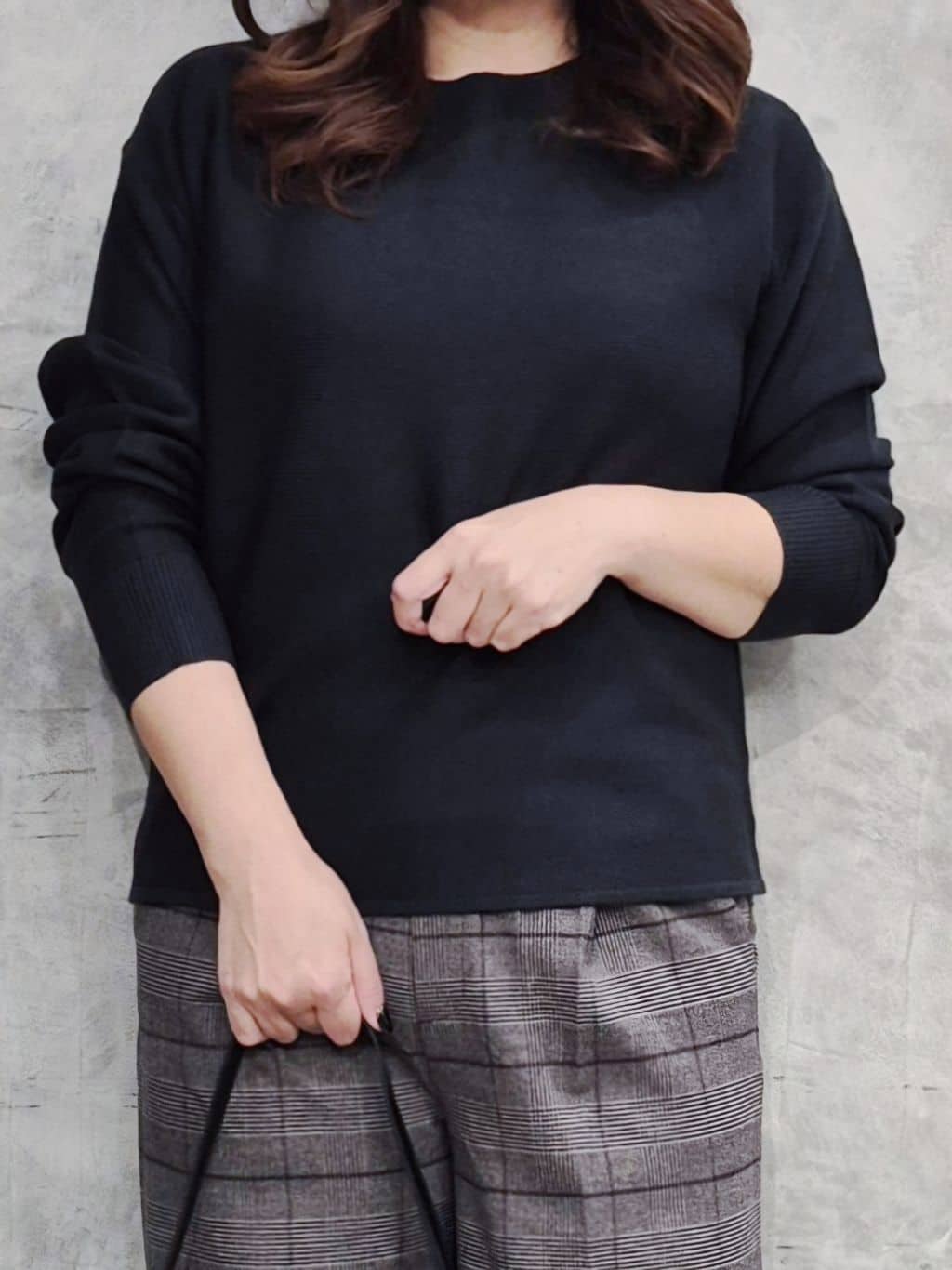 ひさえさんの「THE SHOP TK｜【S-XLサイズ/選べる7色】どこから見ても美しい ガーターニット/毛玉になりにくい/洗濯機OK」を使ったコーディネート