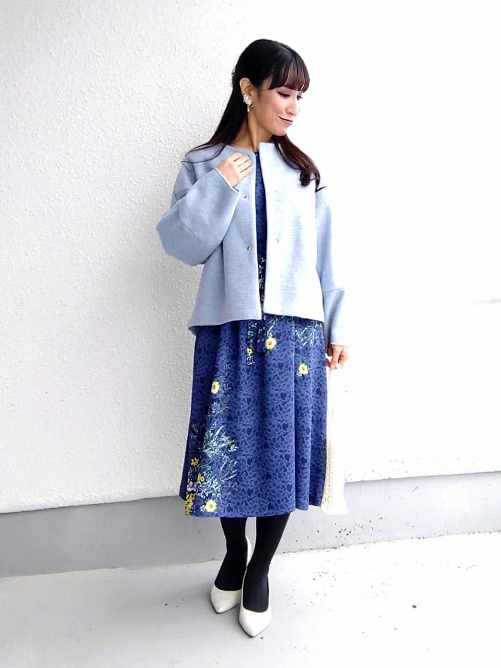 keinaさんの「SunaUna｜【ショート丈】ノーカラーライトアウター」を使ったコーディネート