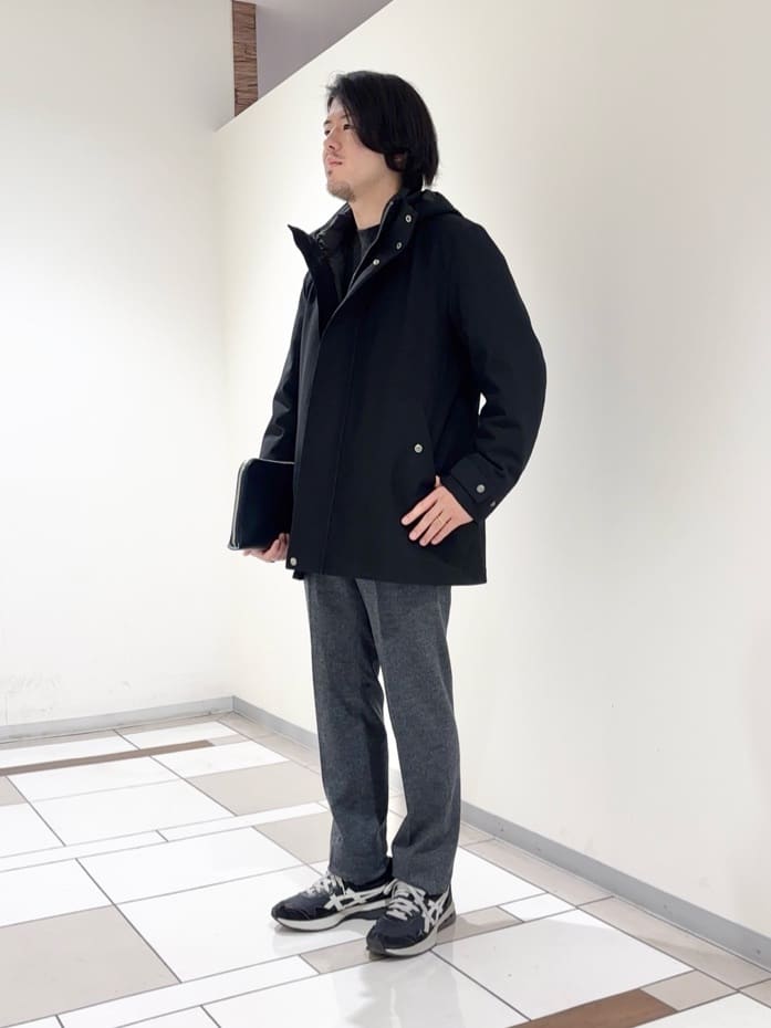 及川さんの「TAKEO KIKUCHI｜【3WAY】ドビー ダウンライナー付ブルゾン」を使ったコーディネート