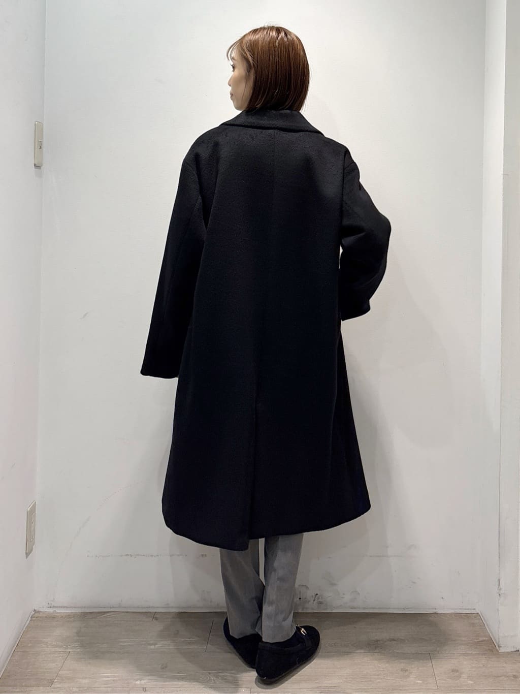 ぶまりんさんの「OPAQUE.CLIP｜カシミヤブレンドウールチェスターコート」を使ったコーディネート