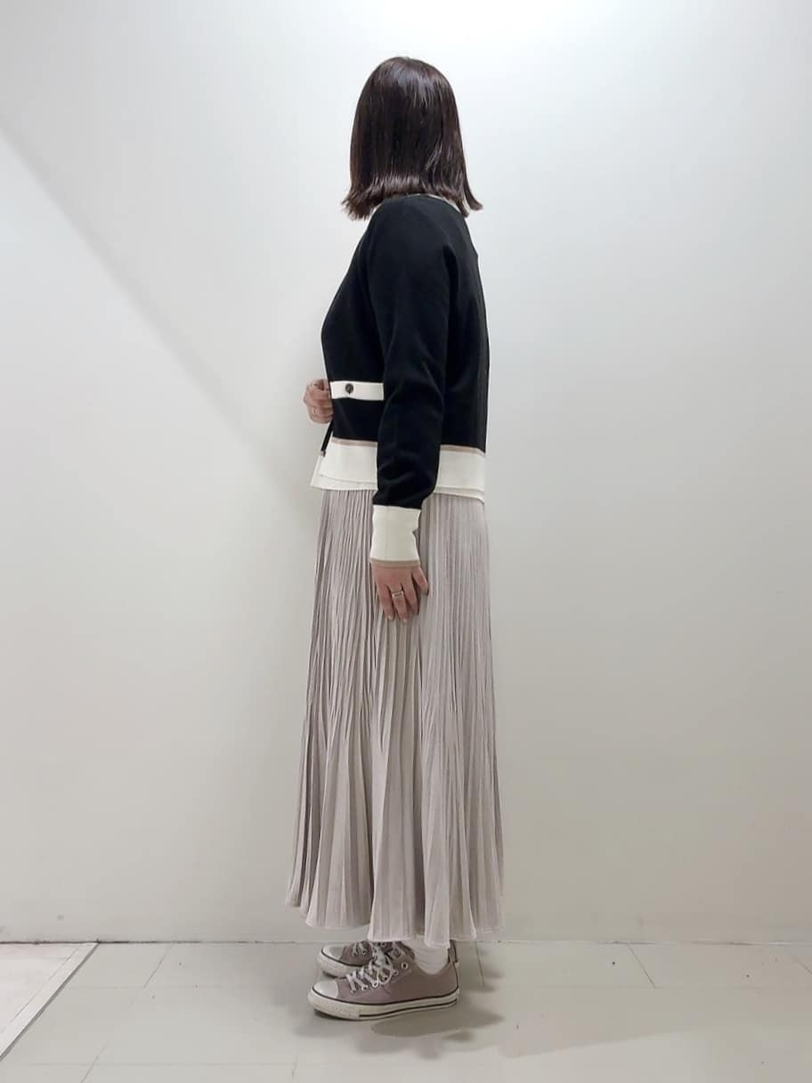 YUIさんの「UNTITLED｜【アンサンブル可/ジャケット風】ウールミラノリブカーディガン」を使ったコーディネート