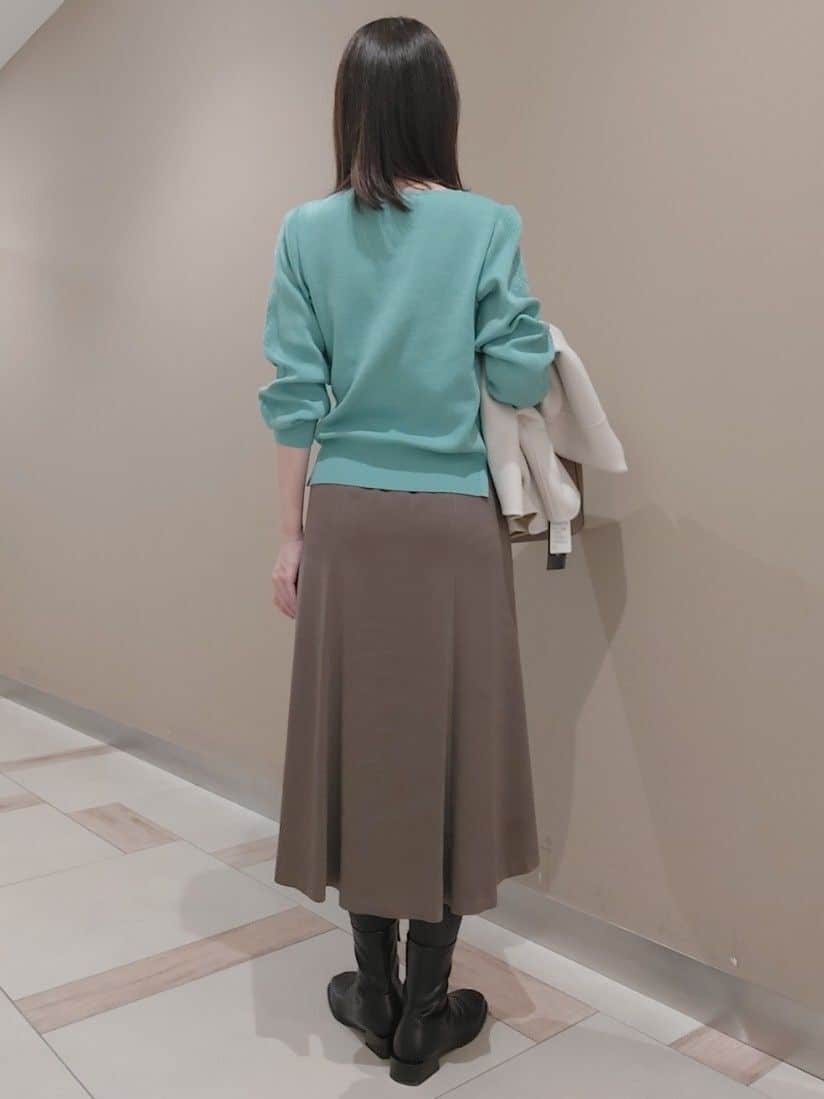 saiさんの「Reflect｜【通勤】スエードライクフレアスカート」を使ったコーディネート