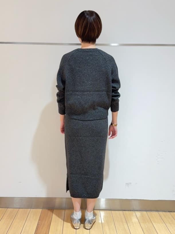 あやさんの「UNTITLED｜【セットアップ可/ゆったり】ウール混ラメニット」を使ったコーディネート