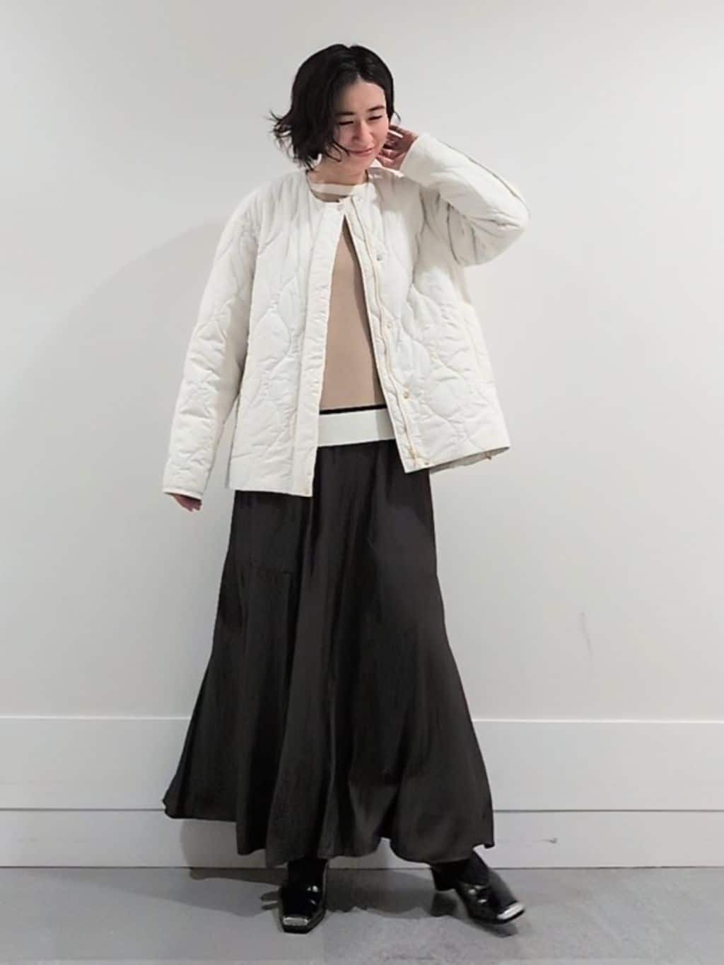 ミズタさんの「UNTITLED｜【アンサンブル可/洗える】ウールミラノリブニット」を使ったコーディネート