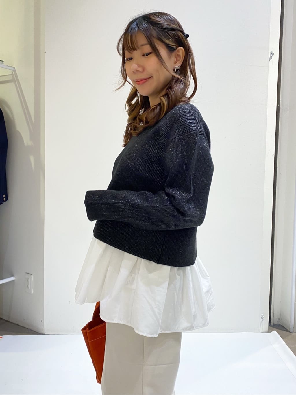 ちぃさんの「OPAQUE.CLIP｜ウォームタッチ イージーワイドパンツ【洗濯機洗OK／ストレッチ】≪SS～LL≫」を使ったコーディネート