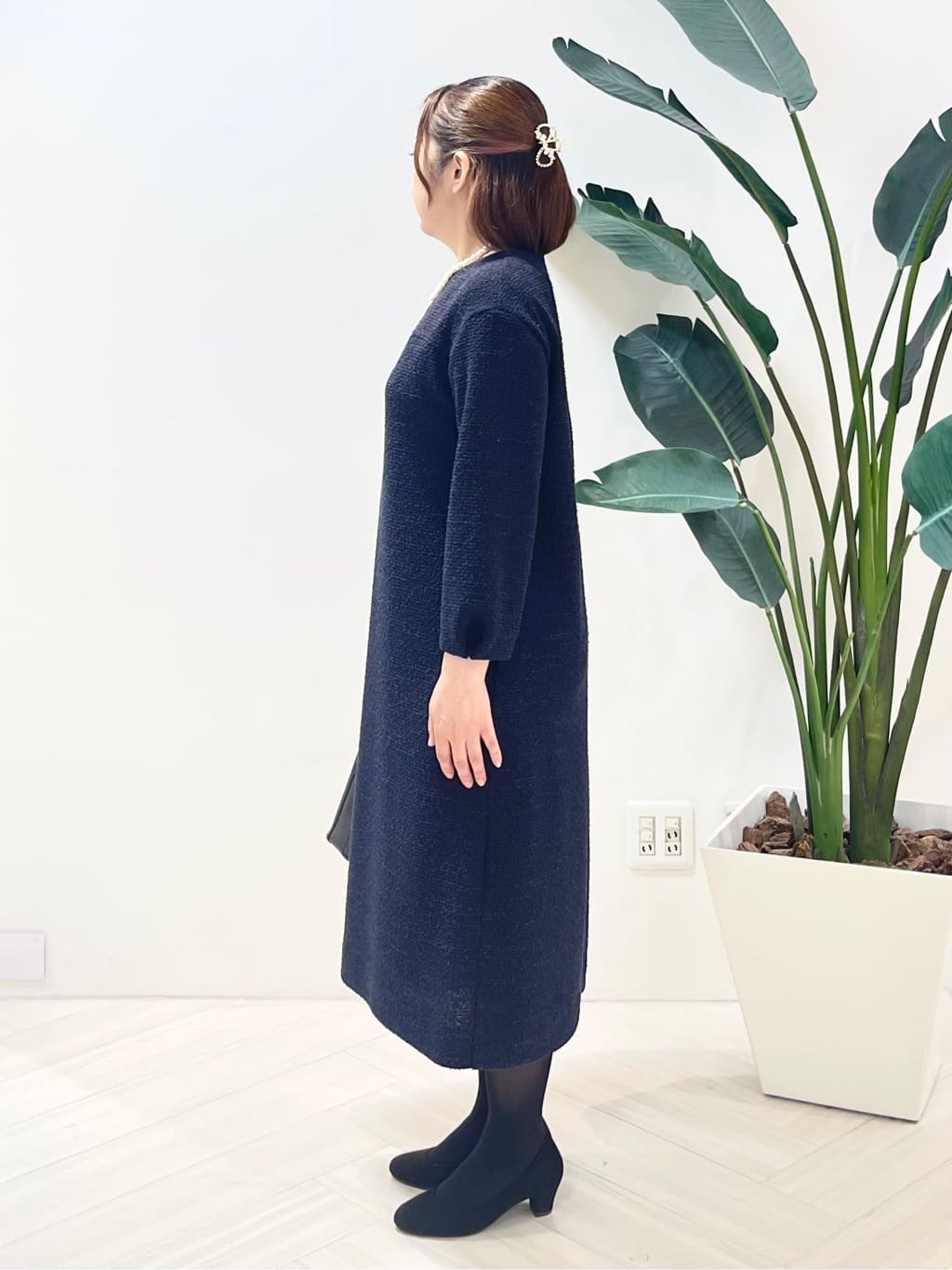 Tomoさんの「UNTITLED｜【軽量／ウール混】ライトフォルム ロングコート」を使ったコーディネート