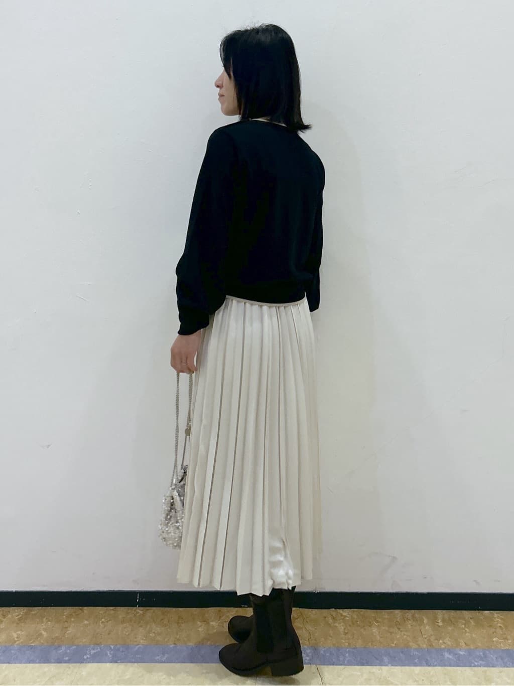 su.さんの「index｜プリーツスカート【洗濯機OK】」を使ったコーディネート