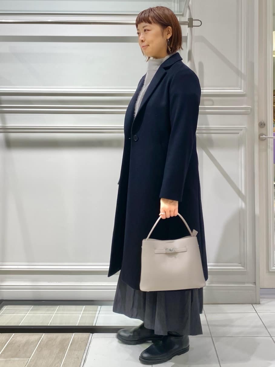AKKOさんの「UNTITLED｜【大人な品格/ふわふわニット】フォックスカシミヤ コクーンニット」を使ったコーディネート