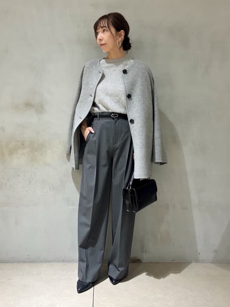 tomoさんの「UNTITLED｜【ミディ丈/軽やか】セミラグランリバー コート」を使ったコーディネート