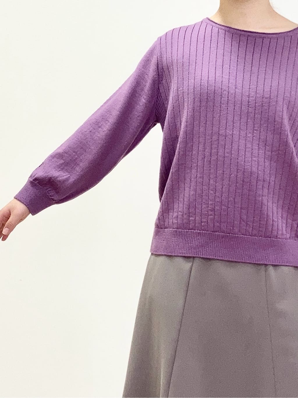 tomominさんの「Reflect｜【美シルエット】ソフトマーメイドスカート」を使ったコーディネート