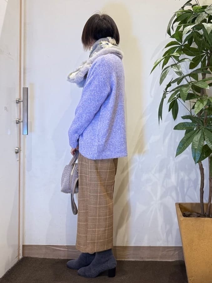 misakiさんの「SHOO･LA･RUE｜【洗濯機可/S-LL】きちんと見えする あったか裏起毛ガウチョパンツ」を使ったコーディネート