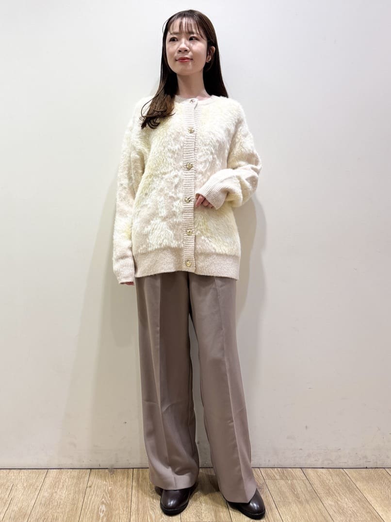 ayaさんの「index｜フリルポケットストレートパンツ【洗濯機OK／防シワ】」を使ったコーディネート