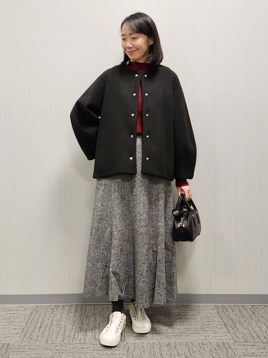 naraさんの「Dessin｜【洗える】リブタートルネックニット」を使ったコーディネート