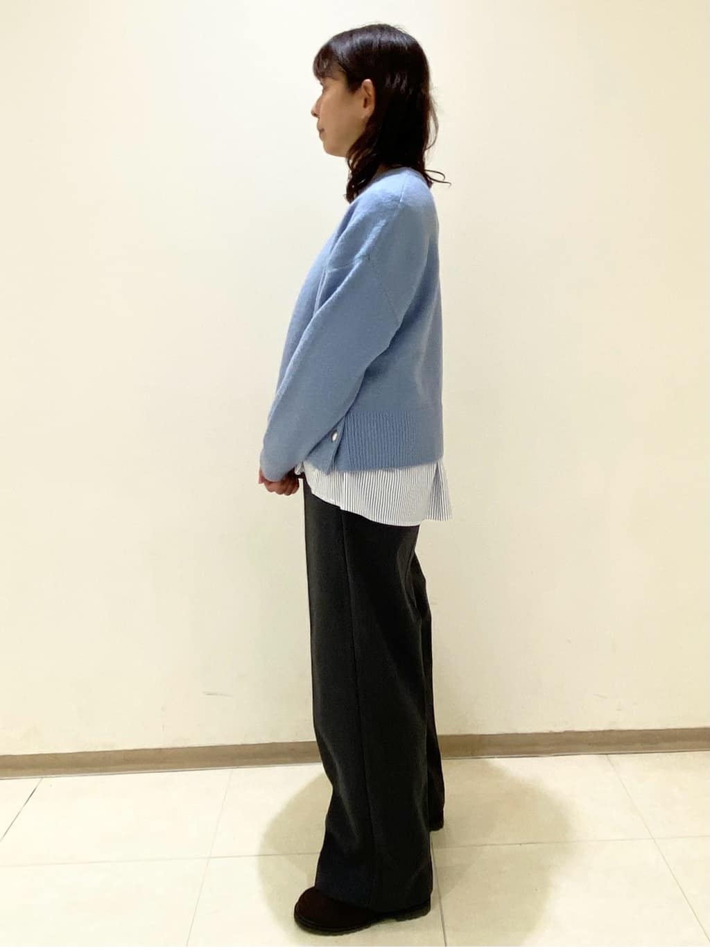 COCOさんの「grove｜【名品アウター／800FP・多機能】つつまれダウンショート」を使ったコーディネート