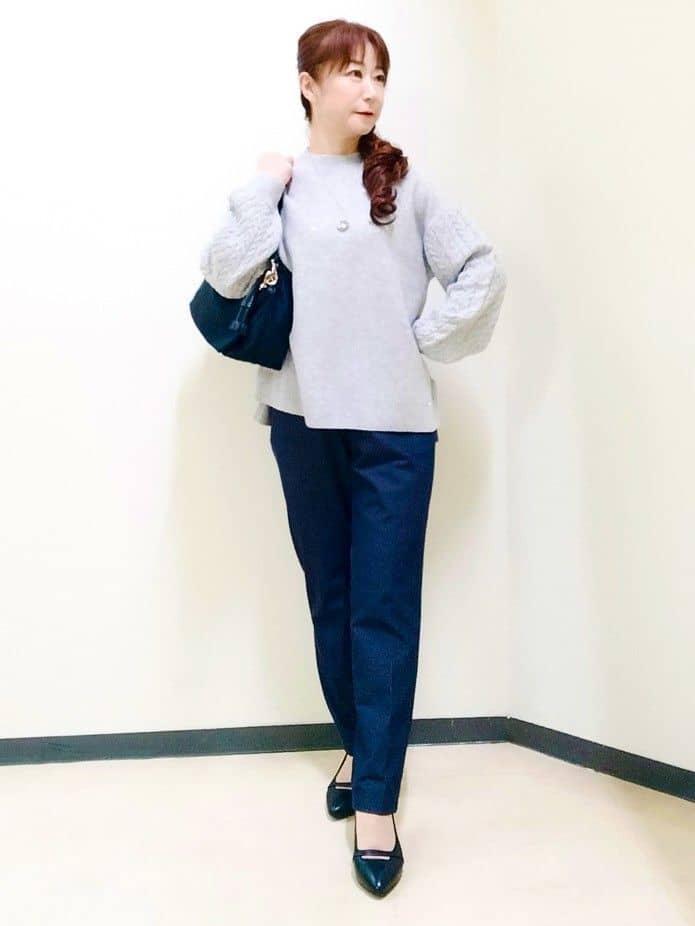 花さんの「Reflect｜【SS-4Lサイズ】フーデッドミドルダウンコート」を使ったコーディネート