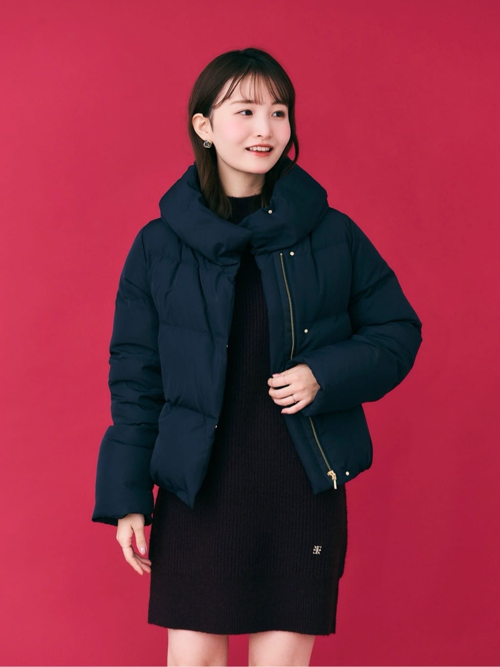 みさかさんの「index｜KAWADAダウンショートコート【撥水／洗濯機OK／静電気防止裏地】《XS～LL》」を使ったコーディネート