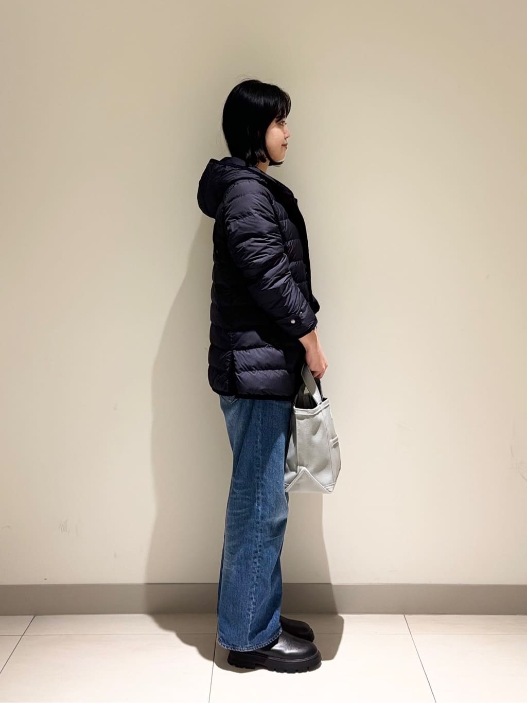 mayuさんの「Dessin｜【撥水・2WAY】ミュラーダウンコートミドル丈」を使ったコーディネート