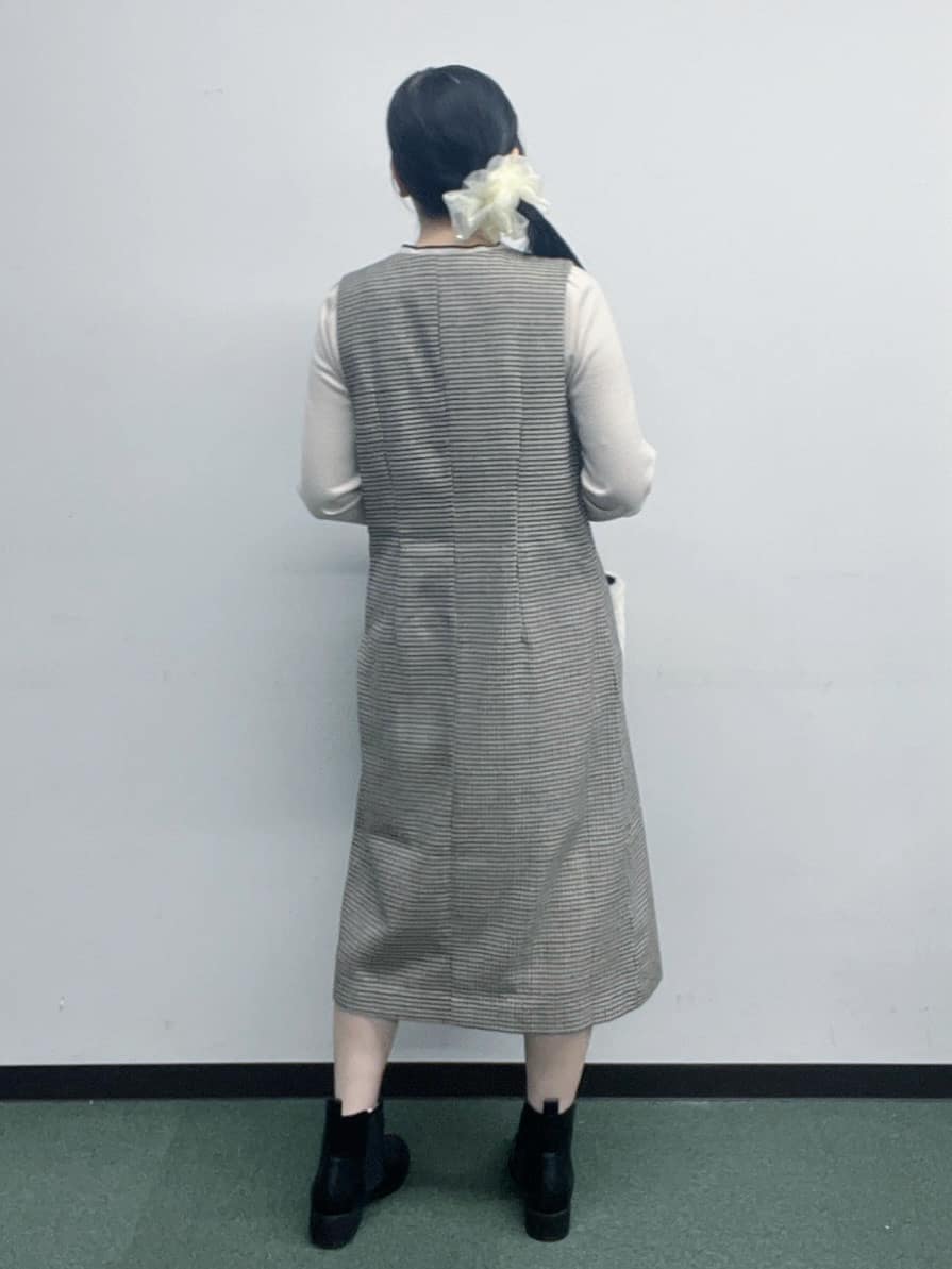 Hitomiさんの「index｜サイドリボンバイカラーニット【洗濯機OK】」を使ったコーディネート