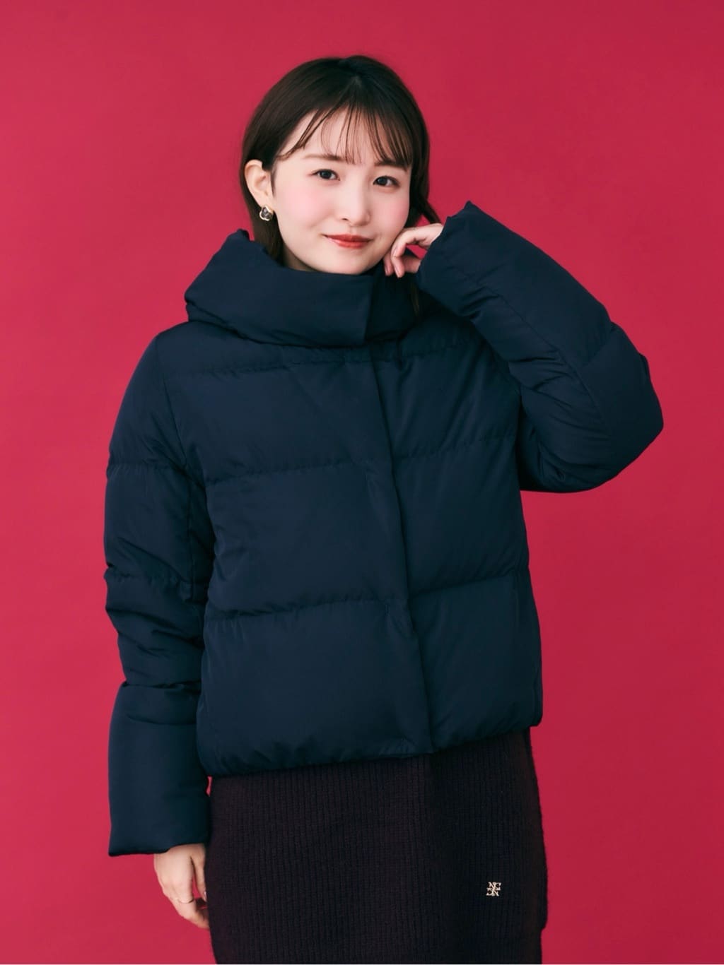 みさかさんの「index｜KAWADAダウンショートコート【撥水／洗濯機OK／静電気防止裏地】《XS～LL》」を使ったコーディネート