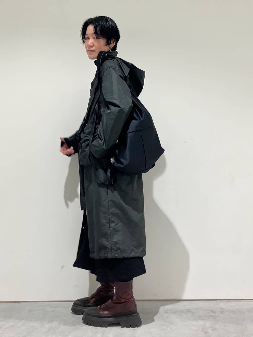 Cさんの「HIROKO HAYASHI｜LUINI SATINE（ルイーニ サティーネ）2wayナップサック」を使ったコーディネート