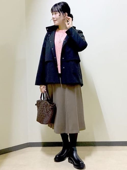  beni_gingerさんの「Reflect｜【すっきり見え／フード取り外し可／通勤におすすめ◎】ライティアウター」を使ったコーディネート