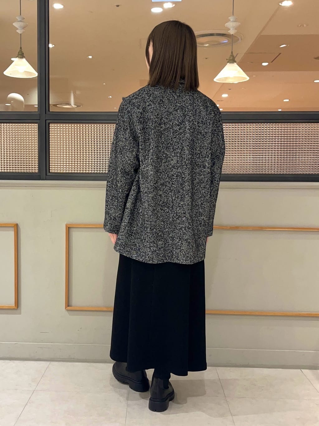 kumiさんの「INDIVI｜【冬ニット人気NO．1！／カシミヤ混】ミドルゲージハイネックニット」を使ったコーディネート