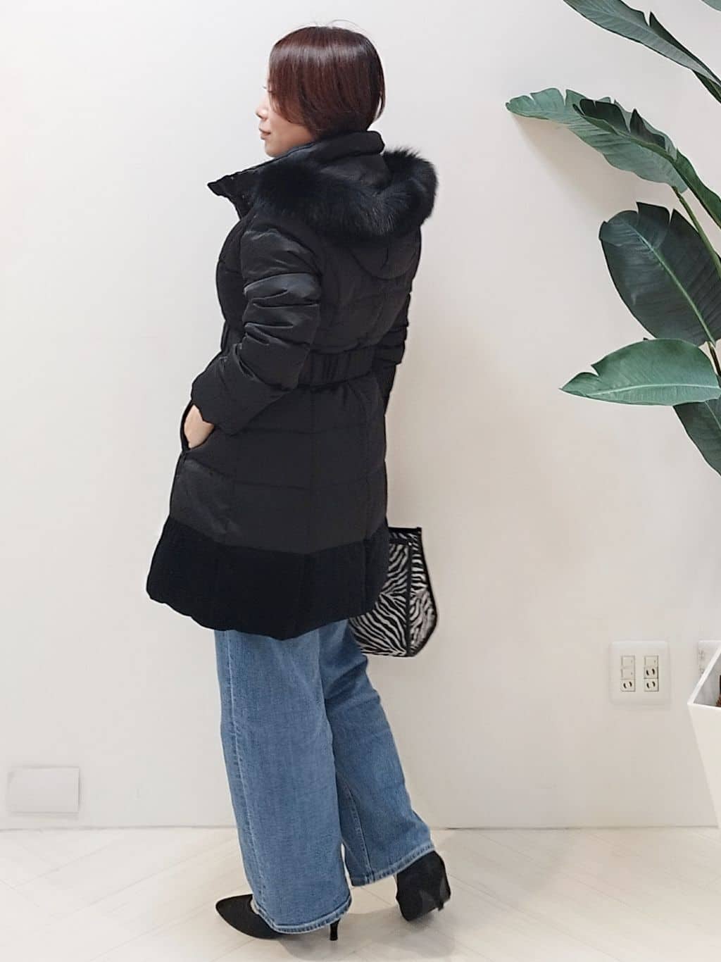 s u g iさんの「UNTITLED｜【ミディ丈】ベルト付ダウンコート」を使ったコーディネート