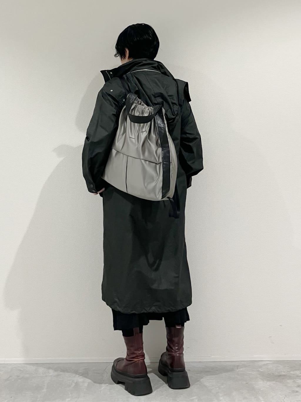 Cさんの「HIROKO HAYASHI｜LUINI SATINE（ルイーニ サティーネ）2wayナップサック」を使ったコーディネート