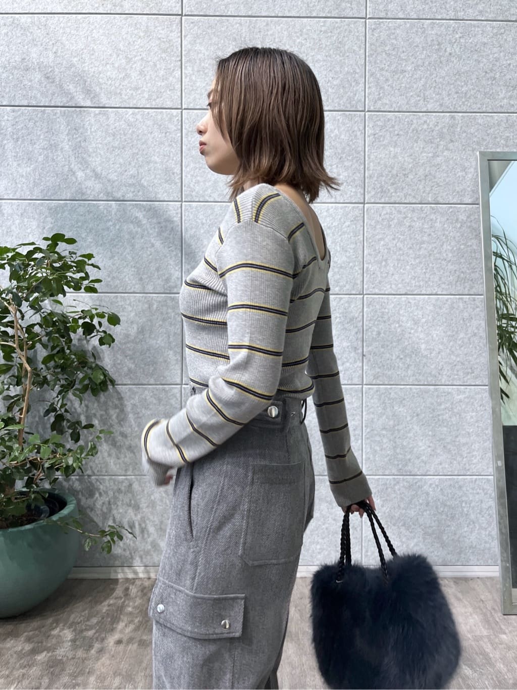 Harukaさんの「INDIVI｜ダブルクロスオーバージャケット」を使ったコーディネート
