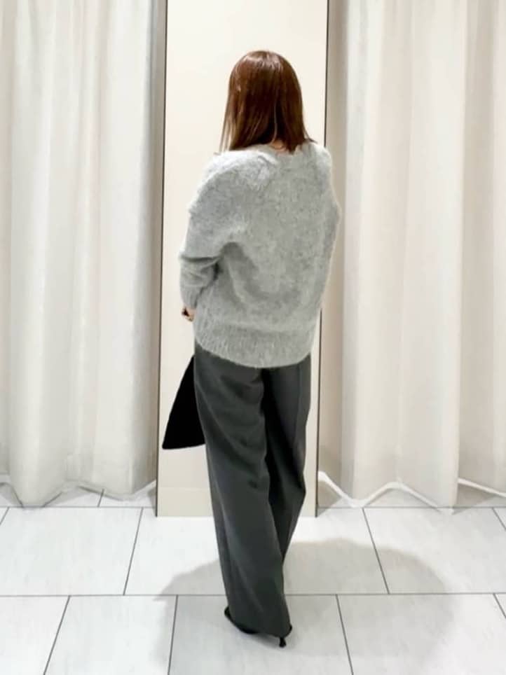 ʏᴜᴋɪᴋᴏさんの「UNTITLED｜【ゆったり】アルパカ混シャギー カーディガン」を使ったコーディネート